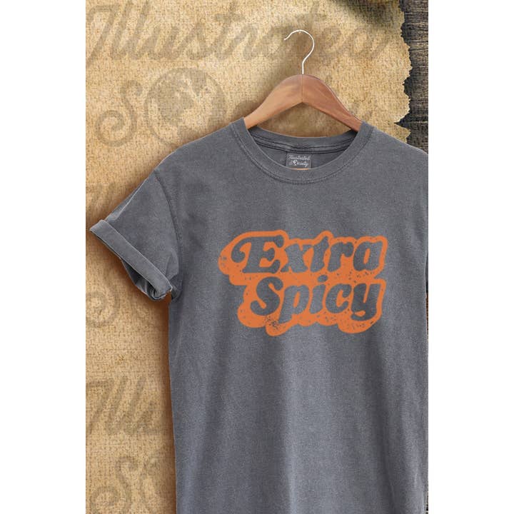 Illustrated Society - Wholesale Screen Printed T-Shirt - Women's - EXTRA SPICY VINTAGE GRAPHIC TEE4