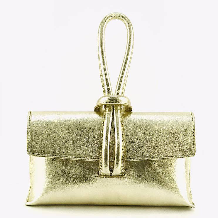 MILANO AMOUR - Vendita all'ingrosso Pochette - Donna - POCHETTE MICHELLE LAMINATO CON NODO12