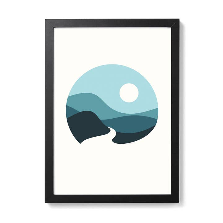 Lost In The Landscape, A4 Print for wholesale by OR8DESIGN