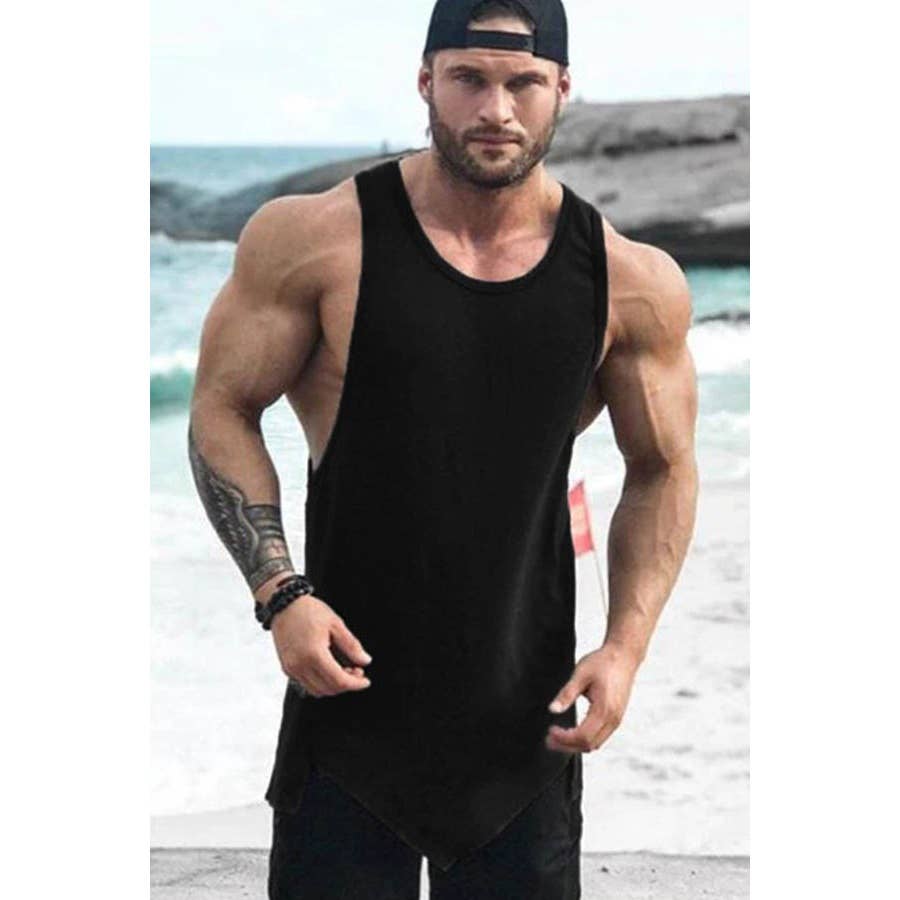 Paperdoll - Wholesale Tank Top - Men's - GYM STRINGER BODYBUILDING TANK 0