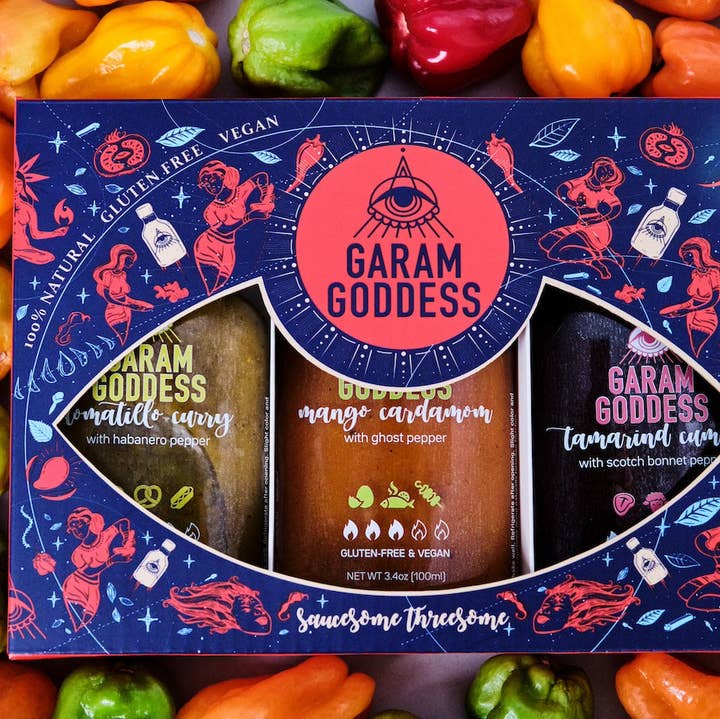 Garam Goddess - Wholesale Hot Sauce - Saucesome Threesome0