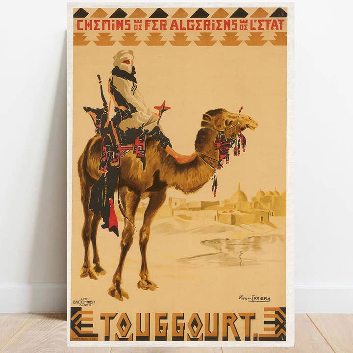 Affisch Touggourt, Algerian State Railway, 1930 för wholesale av wallartgallery