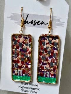 Chosen - Wholesale Dangle Earrings - The Stadium Hand Painted Earring Collection1