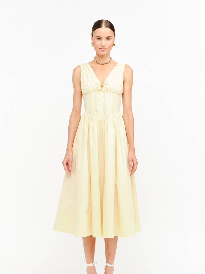 Shae Butter Yellow Dress for wholesale by Sofie the Label