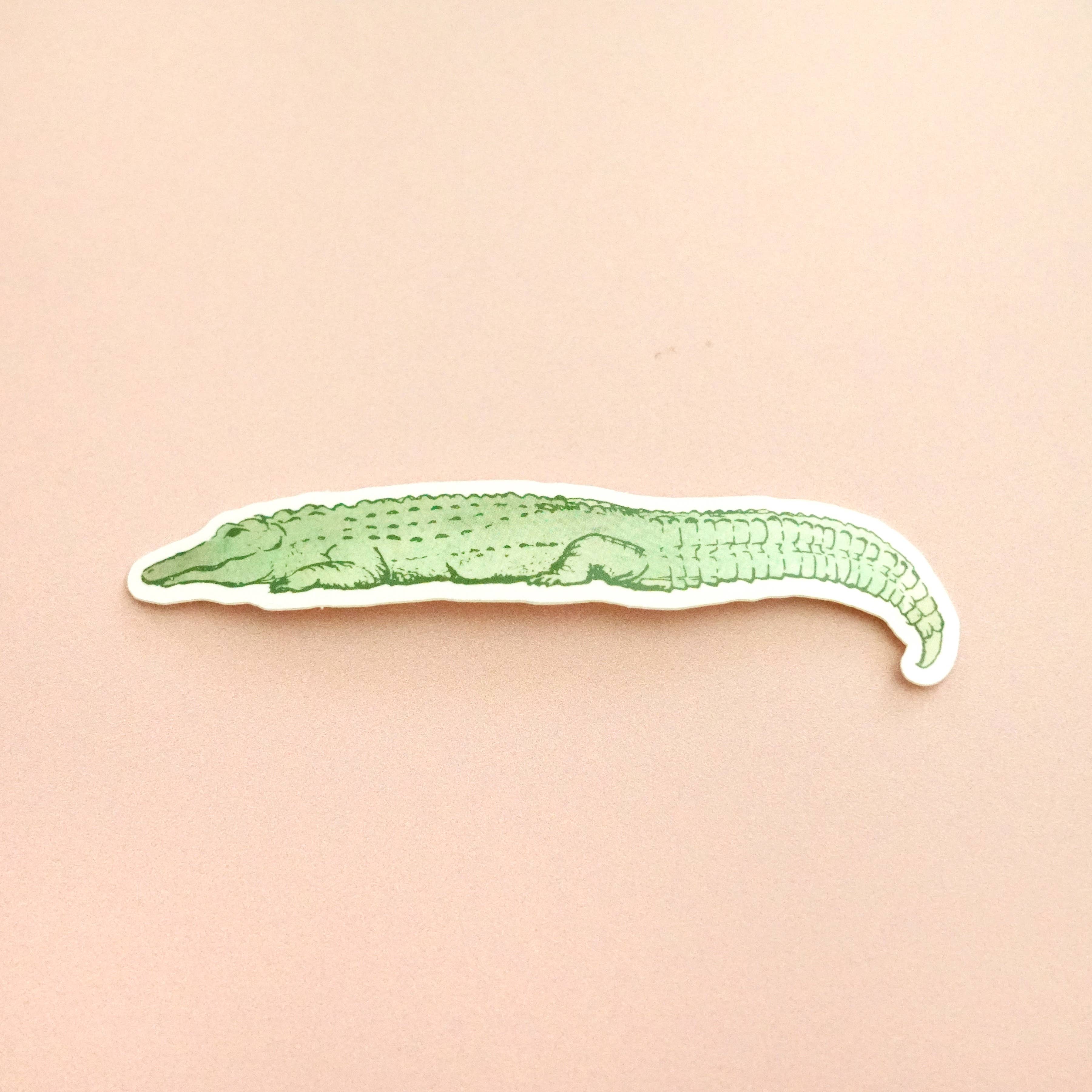 Statement Goods - Wholesale Sticker - Lazy Alligator Vinyl Sticker2