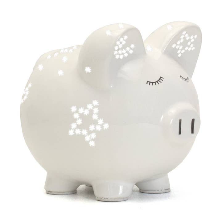 Veilleuse blanche Cochon pour la vente par Child To Cherish®