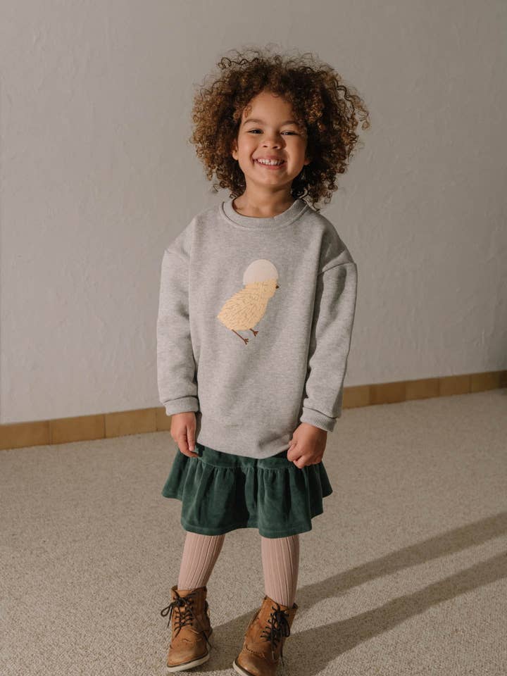 Studio Bohème Paris - Wholesale Sweatshirt - Baby - Bart Heather Grey Chick Sweatshirt1