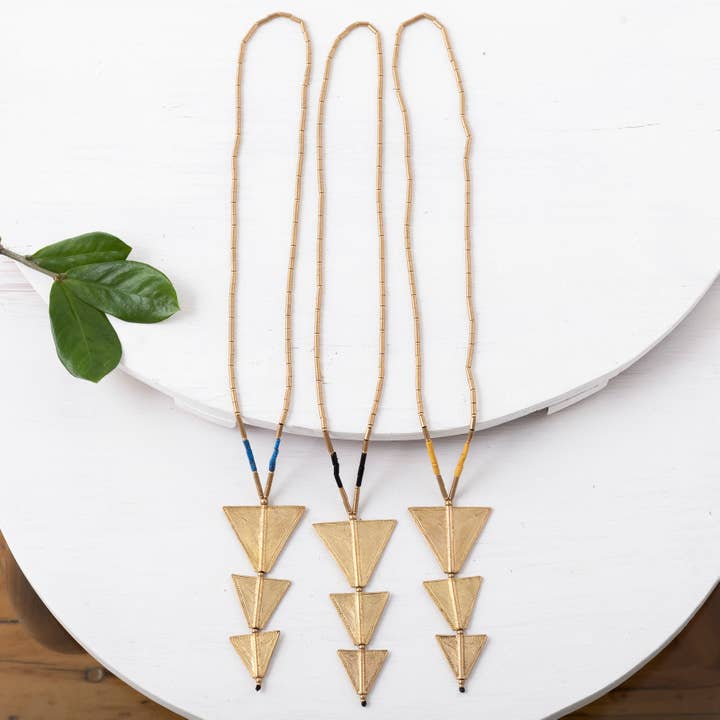 Triangle Drop Beaded Necklace for wholesale by Baizaar