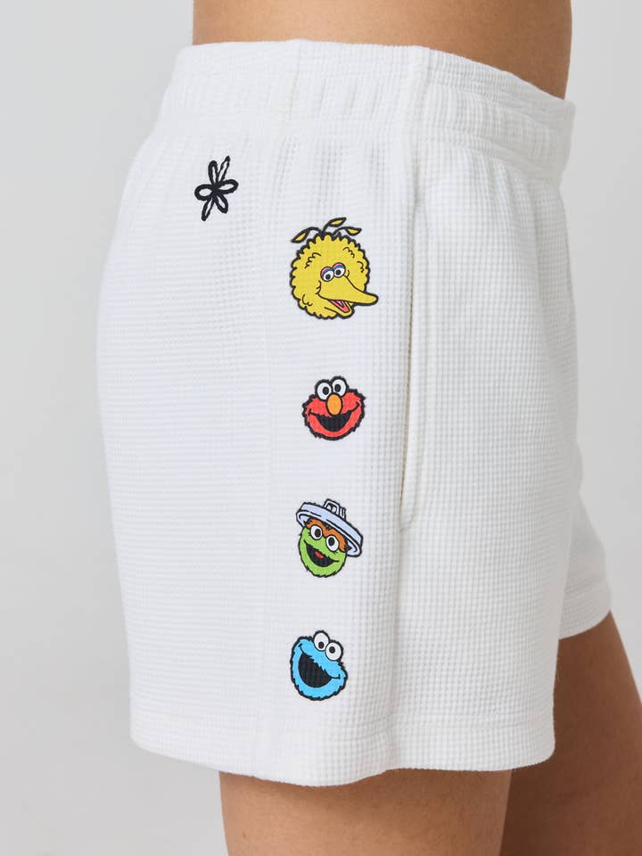 Sesamstraße Verbreitet Freude Thermoshorts, Weiß für den Großhandel von SAMII RYAN