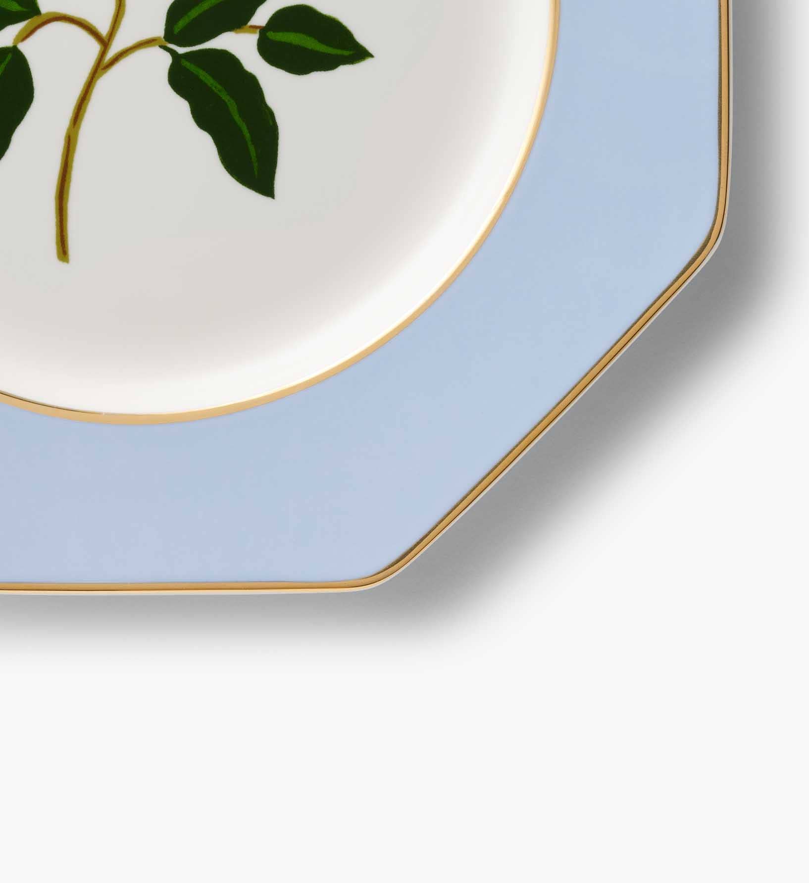 Rifle Paper Co. - Wholesale Dinner Plate - Roses Porcelain Dessert Plate Set13
