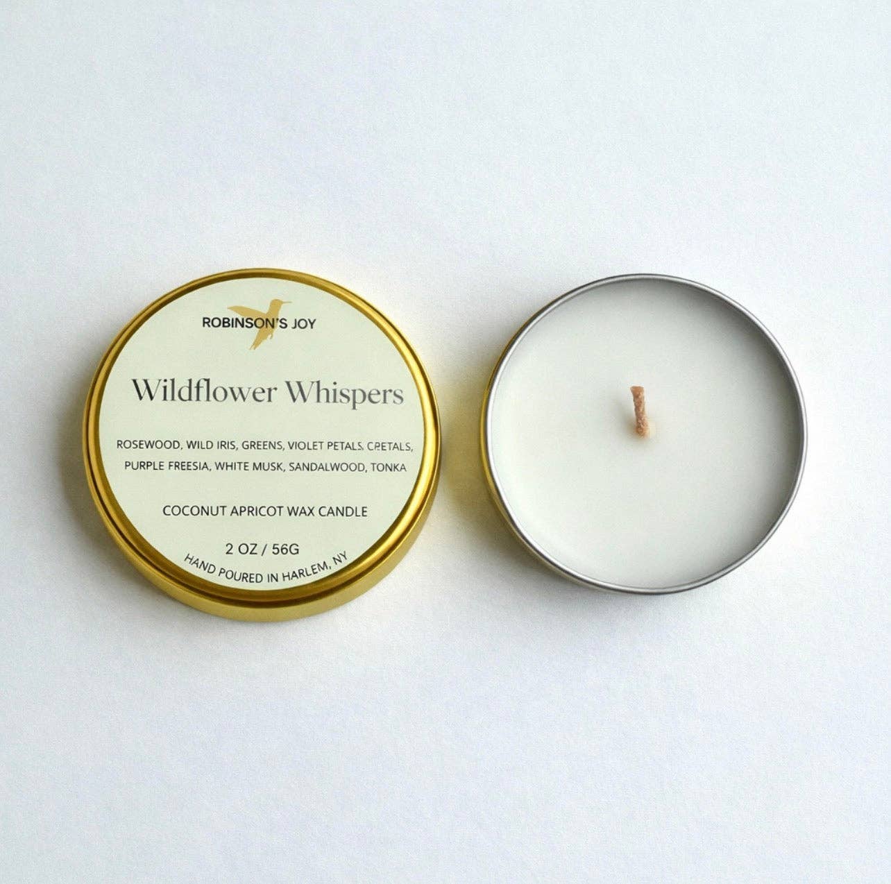 ROBINSON'S JOY - Wholesale Travel Candles - Wildflower Whispers 2oz Travel Candle - Spring 20261