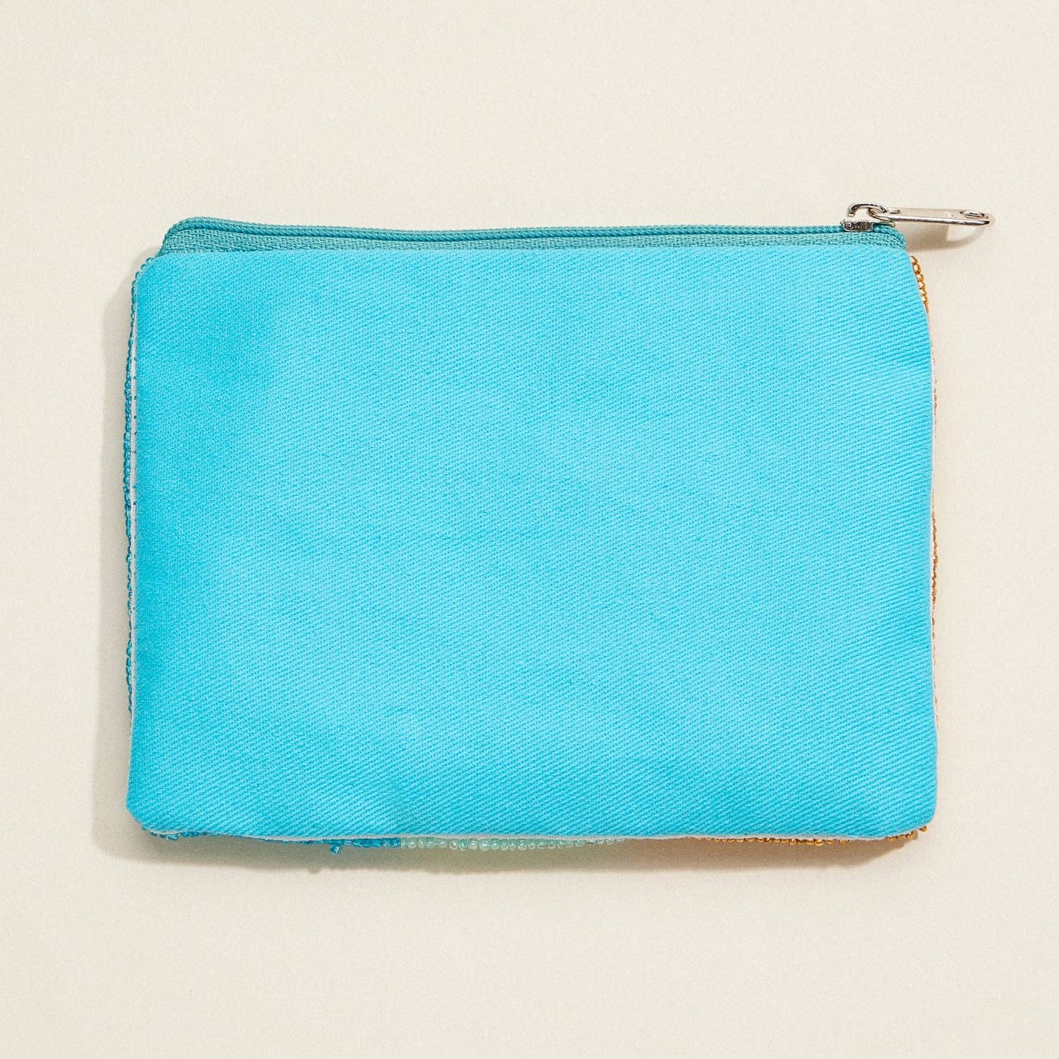 Blanc Porte-monnaie Tortue de Mer Perlée – Pochette Zippée à Thème Plage Océan avec Design Étoile de Mer & Sable pour Voyage & Usage Quotidien en vente sur Faire1