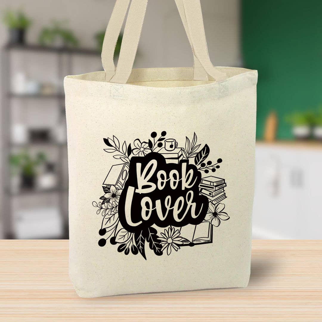 Anna B. Shop - Venta al por mayor Bolsa grande - Unisex - Bolsa de lona Book Lover, personalizada, librería2