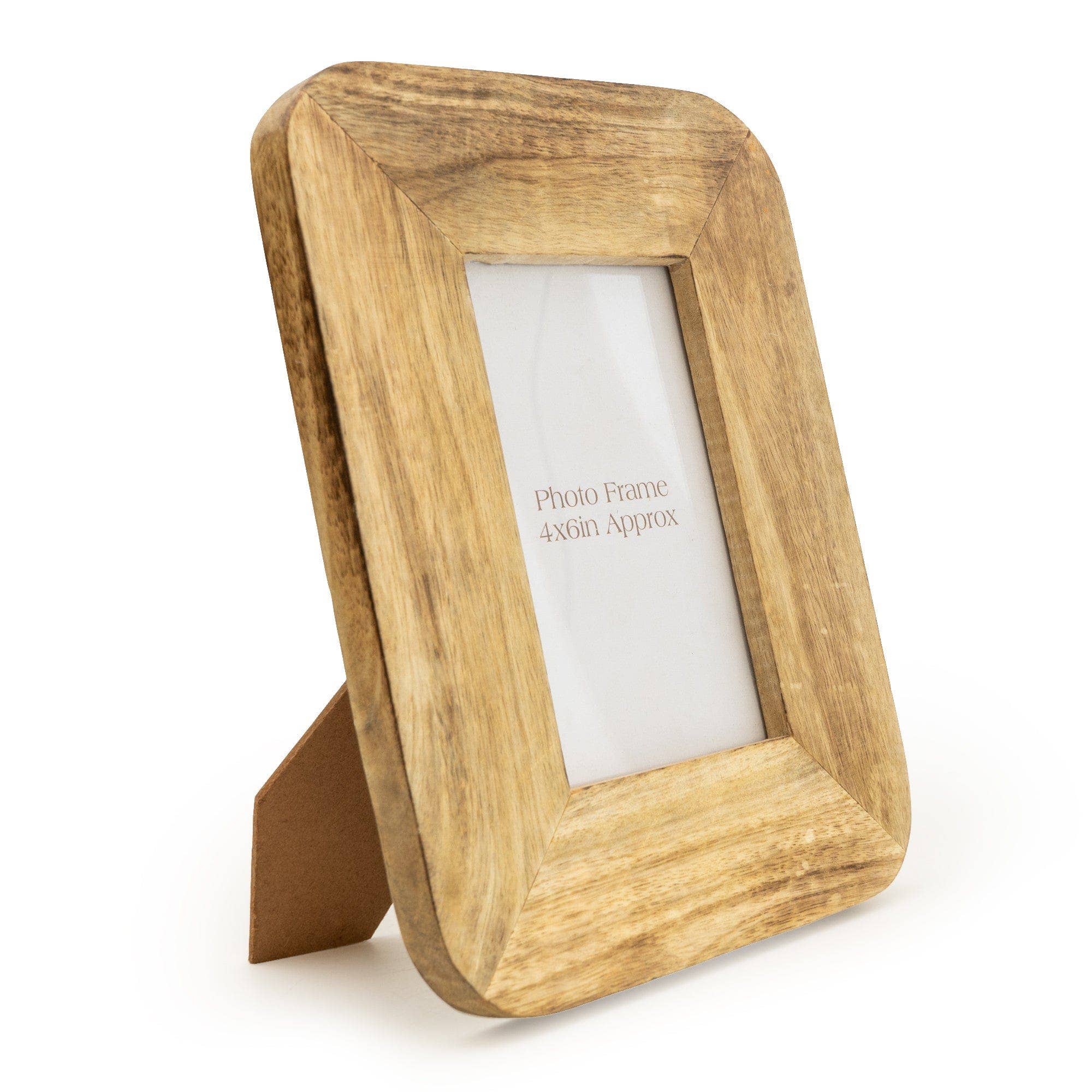Candlelight Products Ltd – wholesale Picture frame – Natural Photo Frame Mango Wood 4x6" 6PK1