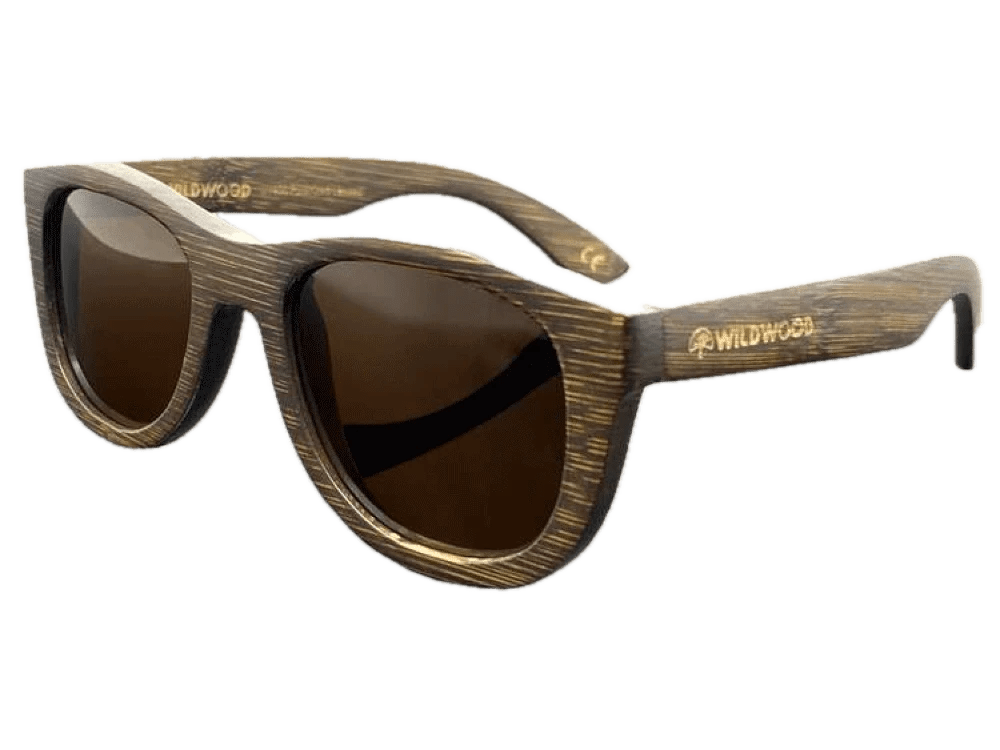 Eco Beach Ltd – wholesale Sunglasses – kids – Kids Dark Bamboo (6 to 12 yrs)0