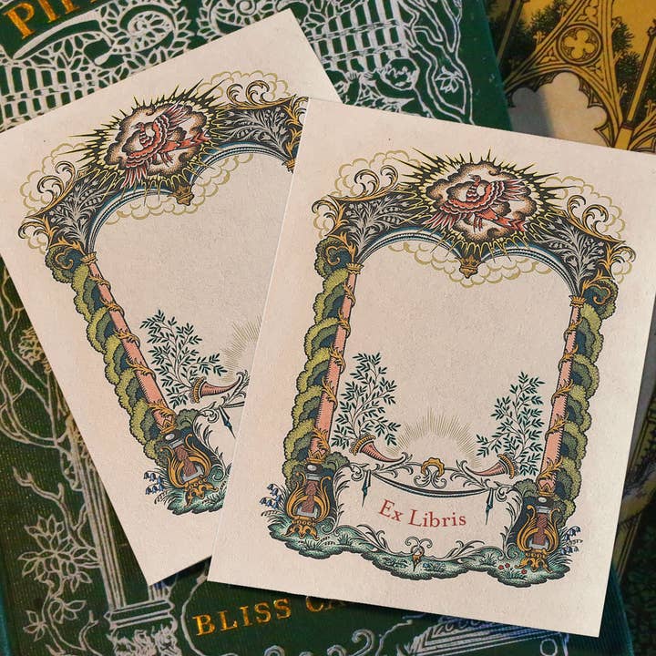 Phoenix de Kay Nielsen, ex-libris en papier gommé pour la vente par Ebon et Noir LLC