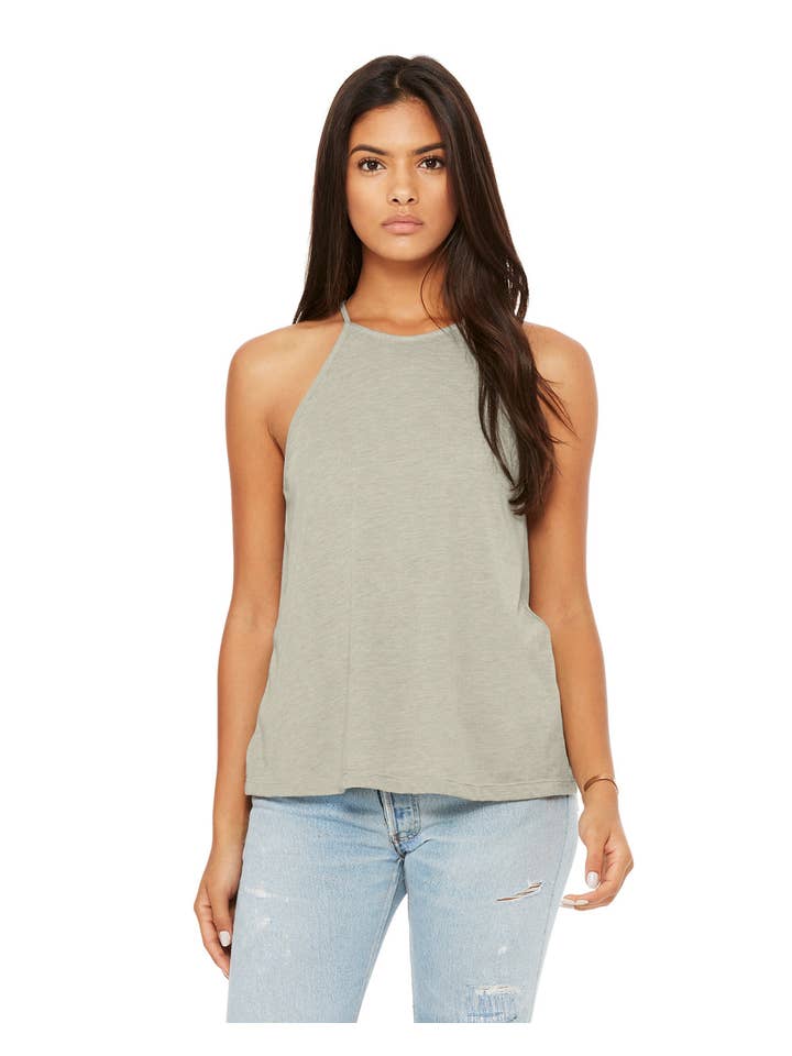 Total Apparel - Wholesale Tank Top - Women's - Bella + Canvas 8809 - Ladies' Flowy High Neck Tank3