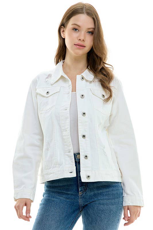 BLUE AGE - Wholesale Denim Jacket - Women's - LADY CASUAL COTTON DENIM JEAN JACKET (OPEN PACK)10