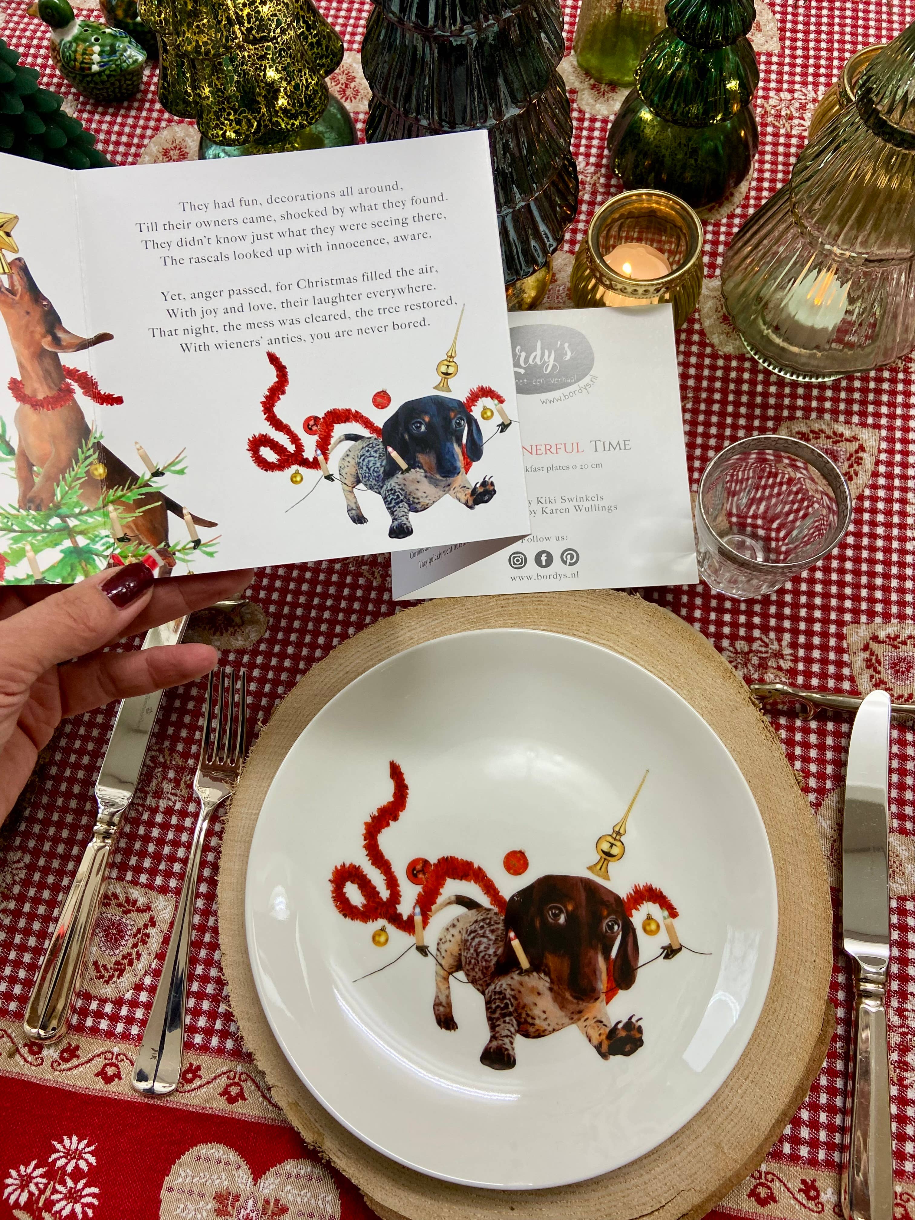 Bordy's – wholesale Tableware set – It's a wienerful Time - Set of 6 Breakfast Plates 26