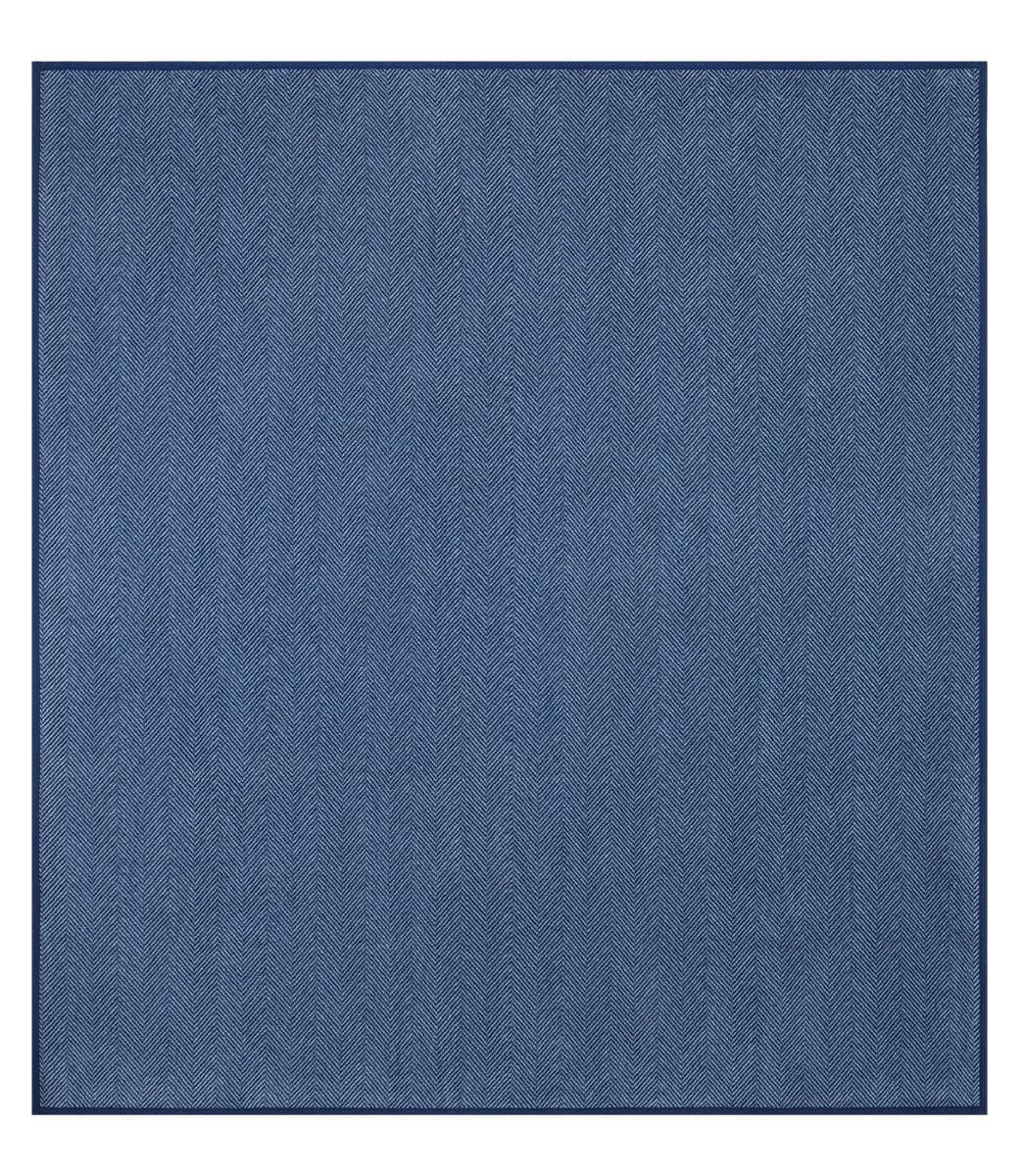 ChappyWrap – wholesale Throw blanket – Harborview Herringbone Navy Blanket7