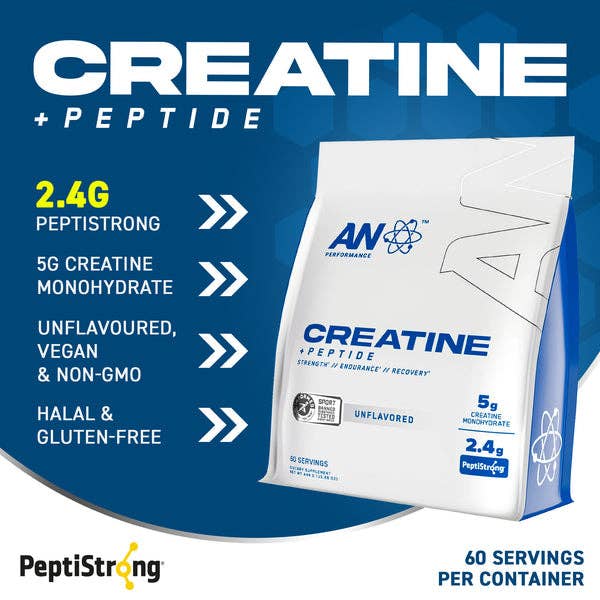 Super Nutritions Limited - Wholesale Protein/Superfood Powder - CREATINE MONOHYDRATE + PEPTIDE (60 SERVINGS) 444g3