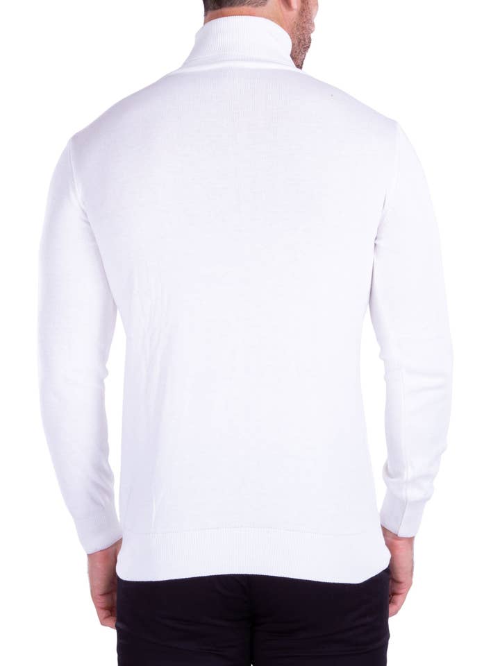 215100 - White Turtleneck Sweater for wholesale on Faire1