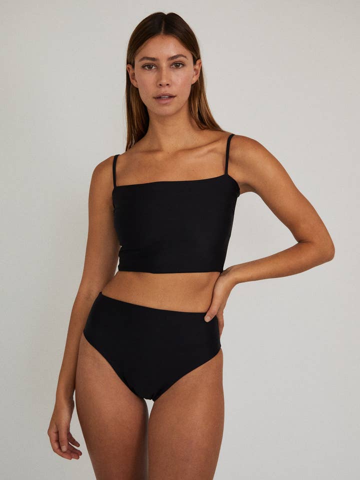 Bettina Bottom / Black for wholesale by THE SALTWATER COLLECTIVE
