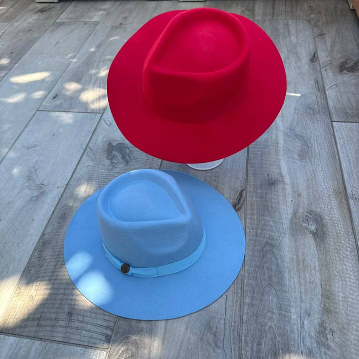 Queens INC - Wholesale Fedora – Women’s - 🤎 Wool Rancher Hat with Grosgrain Ribbon9