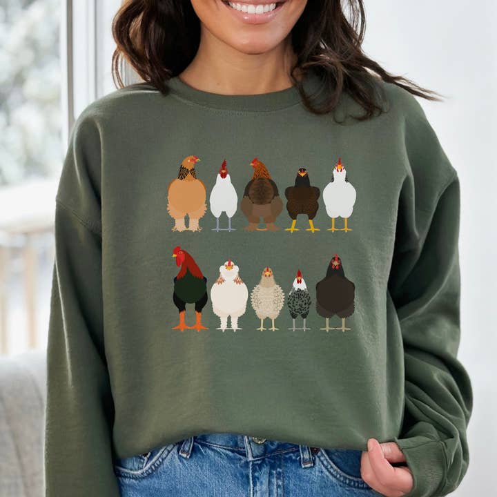 Chicken Sweatshirt Gift for wholesale by PJS
