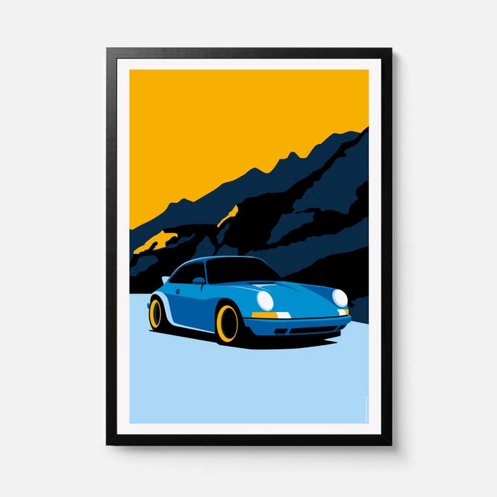 Porsche 930 Turbo Art Print for wholesale by Graphic Deluxe