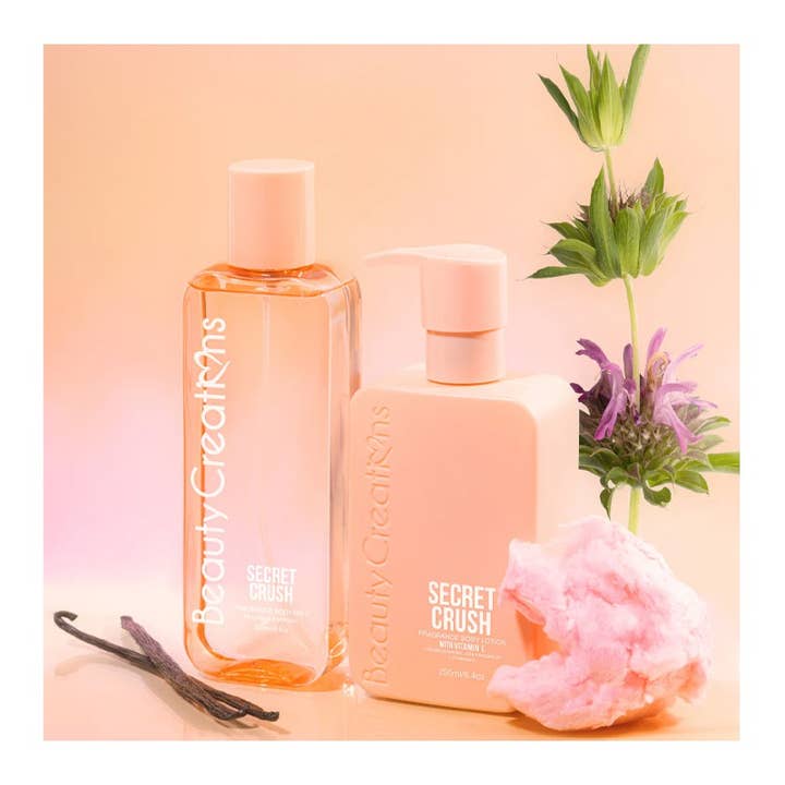 PINEAPPLE Beauty - Wholesale Bath & Body Set - Beauty Creations BLBSSET-03 Secret Body Lotion & Mist Set -6