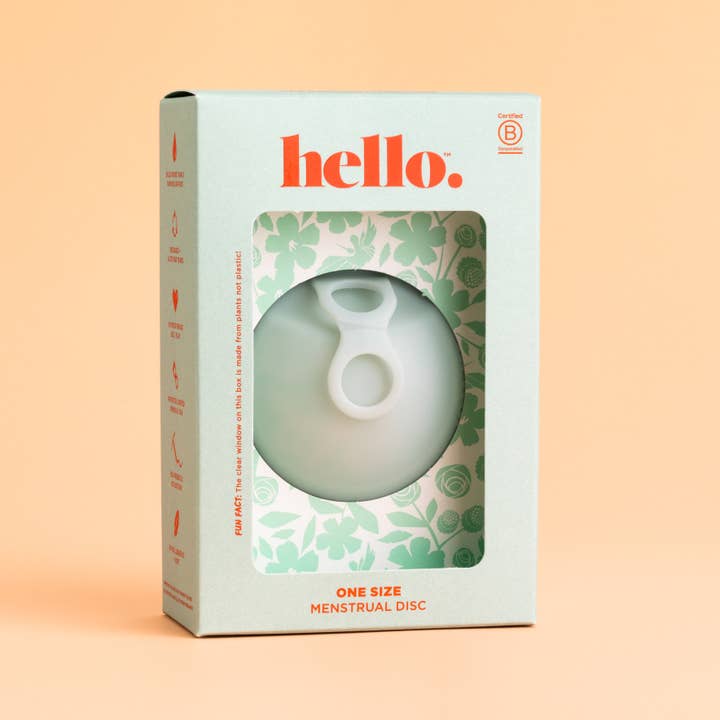 Hello Period - Wholesale Menstrual cup - Hello Disc Sea Fog1