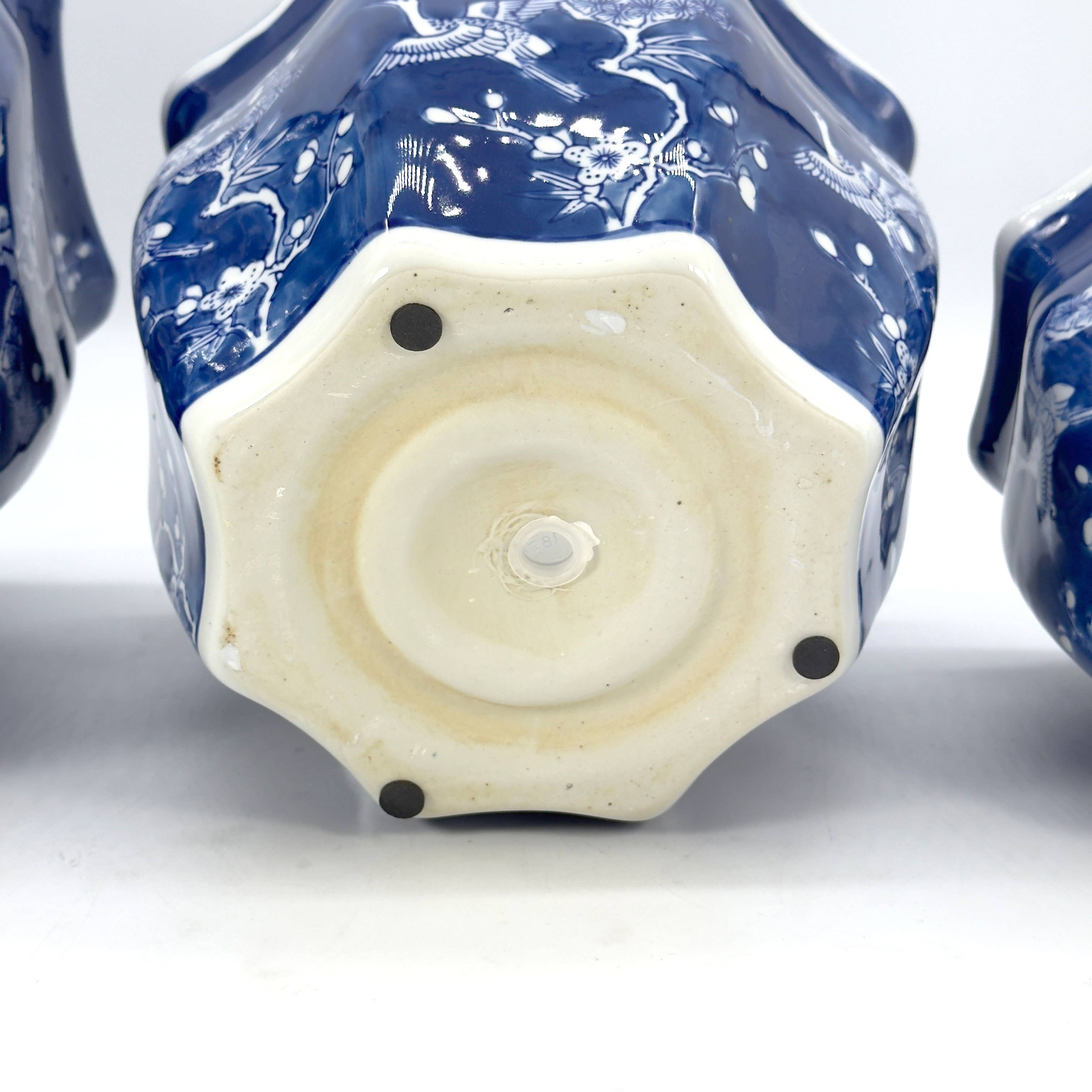 Galt International Company - Vendita all'ingrosso Vasi per piante - Set di 3 vasi per fioriere in ceramica Chinoiserie, 7,5"/10"/13"51