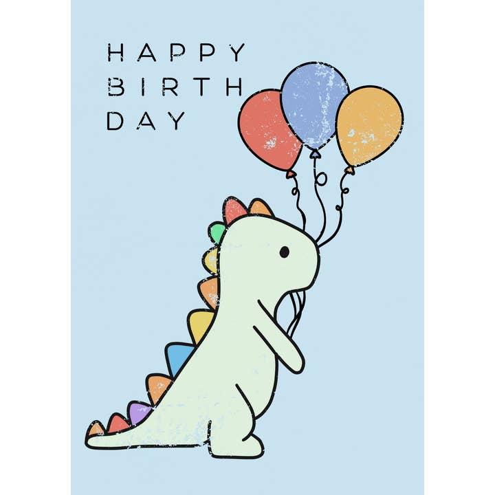 Alexis S Photography - Wholesale Birthday Card - Dino birthday