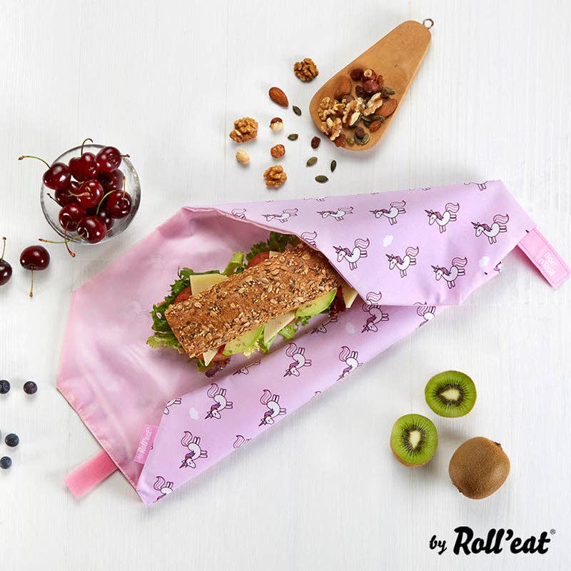 Brotzeit - Wholesale Zakje/kleedje voor voedsel - Roll'eat Boc`n`Roll ANIMALS Collection Sandwich Wrap wasbare snackzak broodzak10