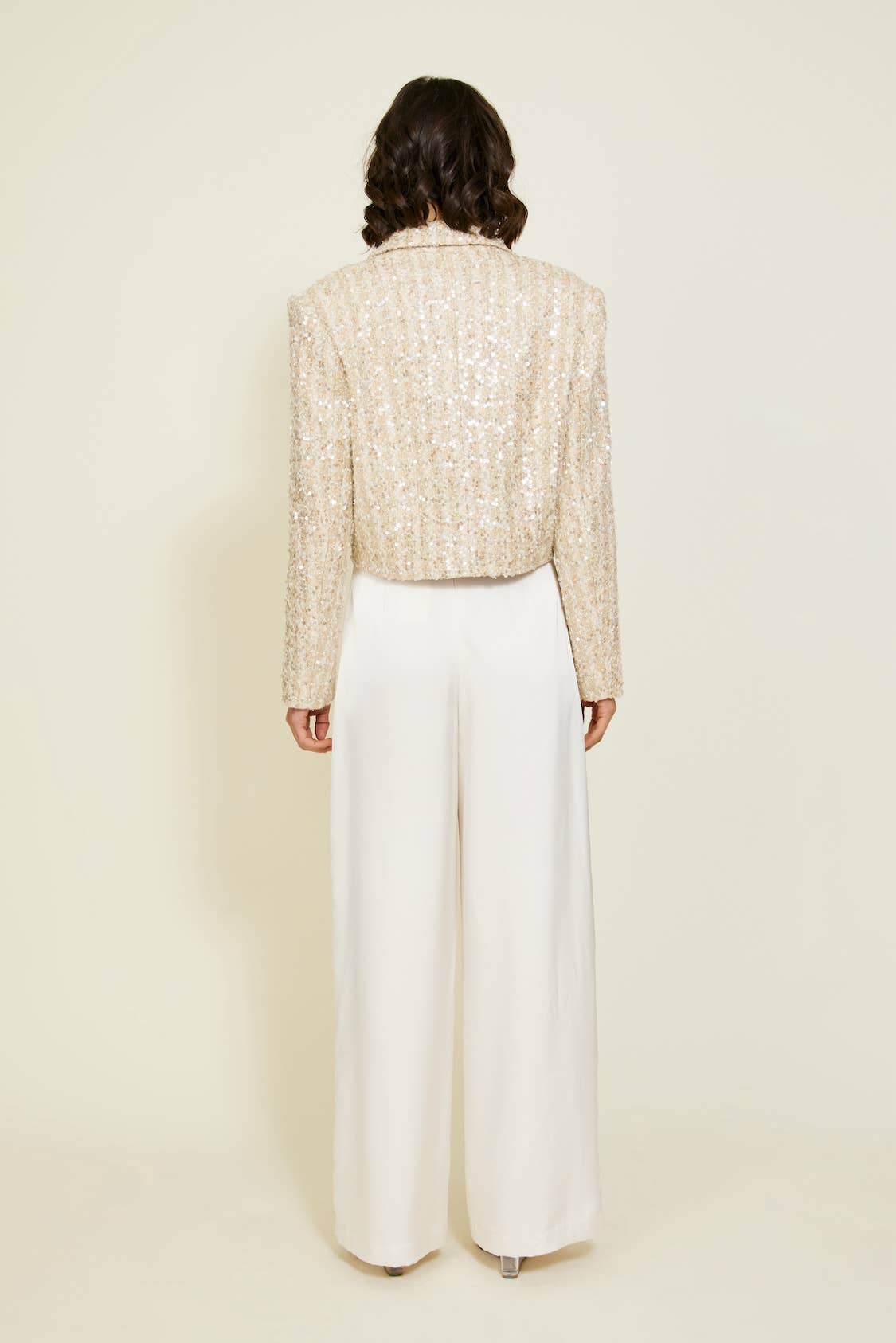 Ivory PEARL JACKET for wholesale on Faire3