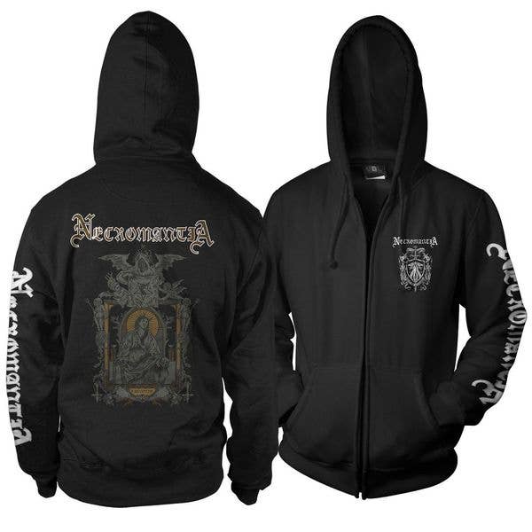Necromantia- Antichrist - Zipp Hood for wholesale by Manic Merch
