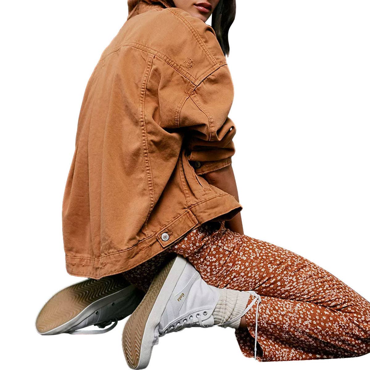 SALINA TRADING INC - Wholesale Denim Jacket - Women's - Women Fashion Loose Long Sleeve Denim Jacket2