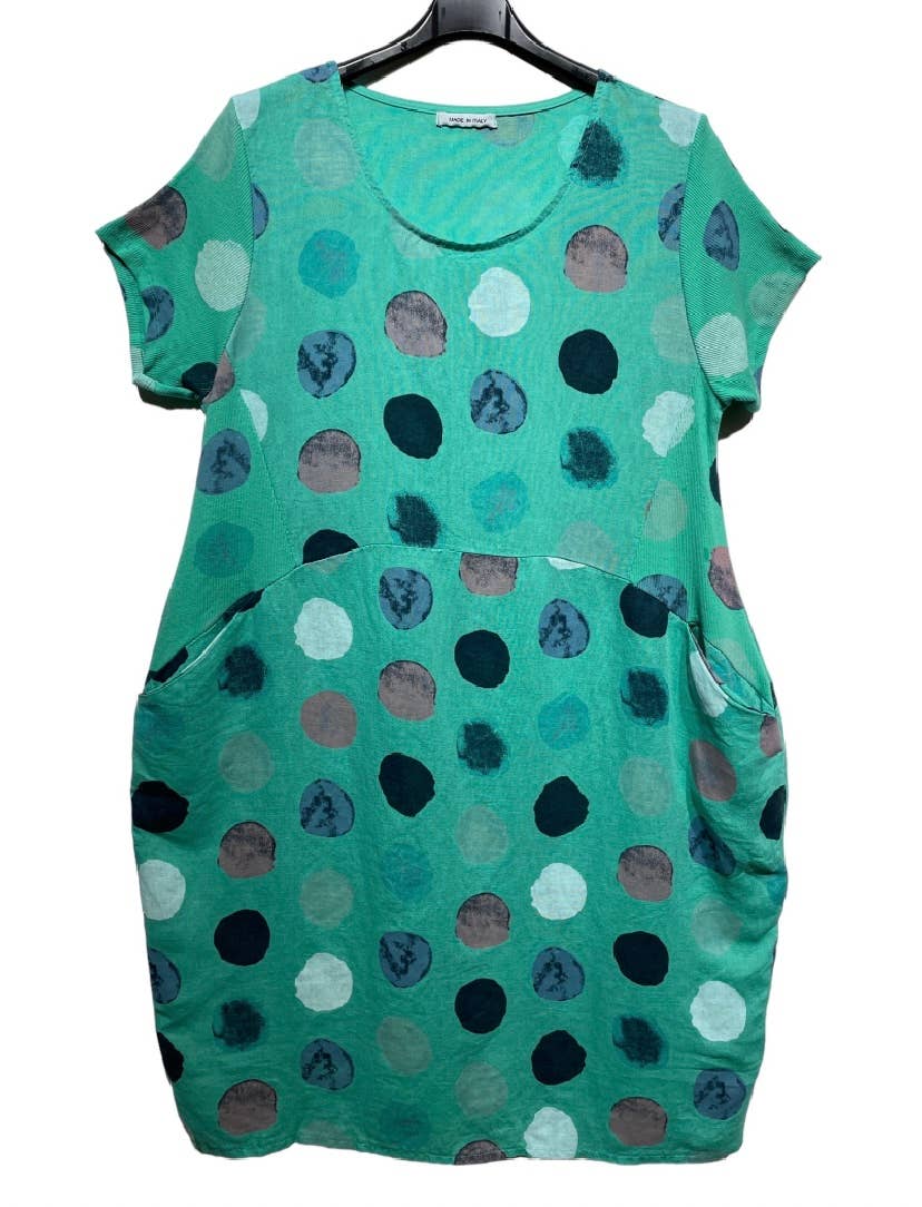 LINEN & COTTON HOUSE - Wholesale Jurk - Dames - 3533 jurk van linnen | dameskleding34