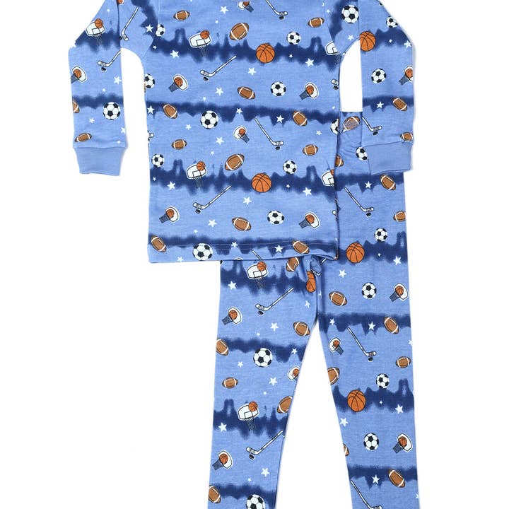 P1432-BLEU Pyjama de sport pour la vente par 🤍Baby Steps and Mish Kids