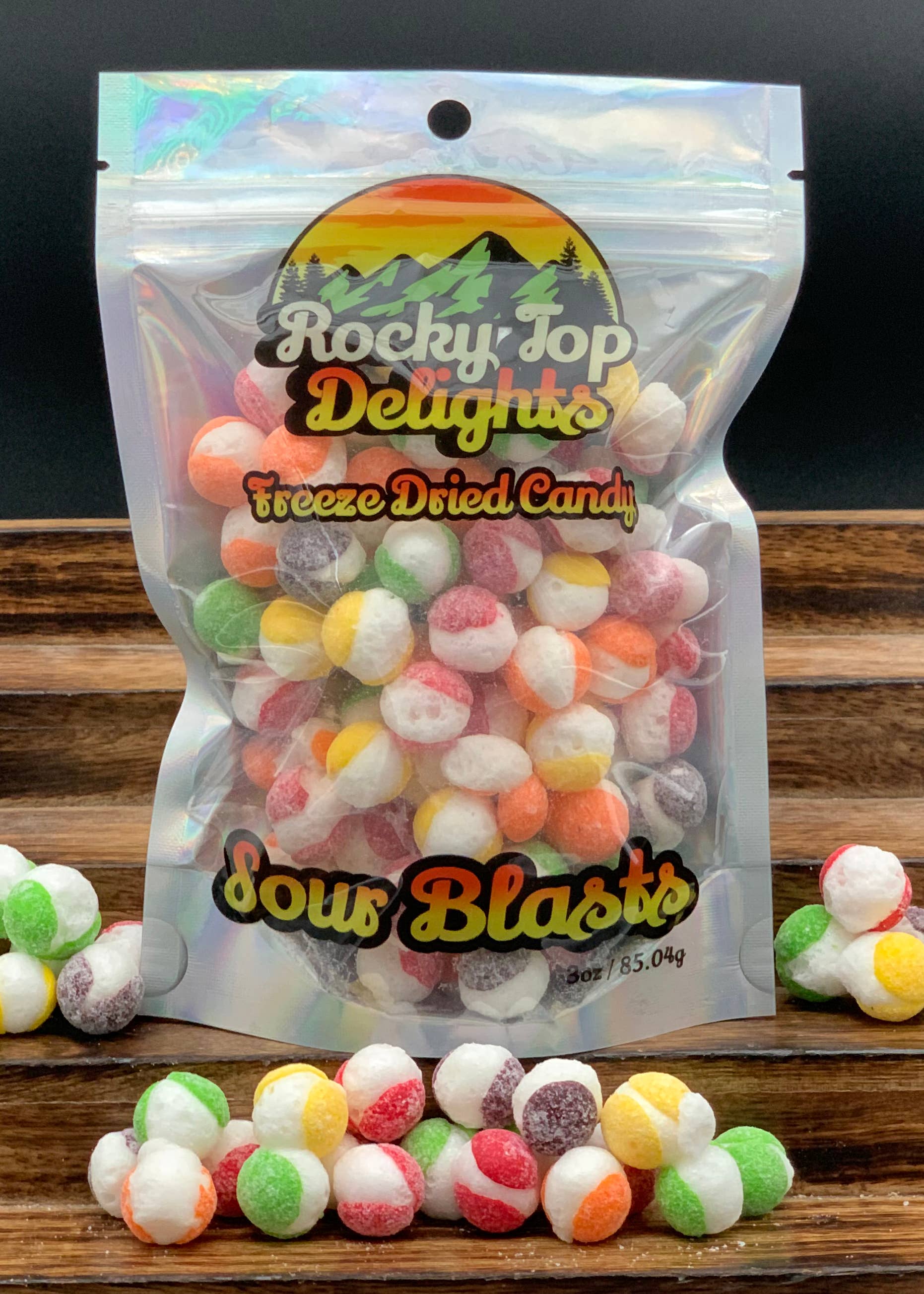 Rocky Top Delights – Großhandel Bonbons – Gefriergetrocknete Sour Blasts 3oz1