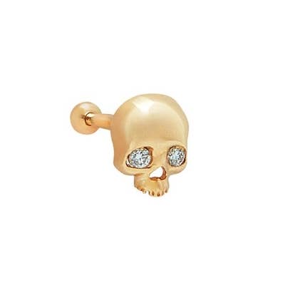 Pendiente de Calavera con Rosca de Diamante Natural para venta al por mayor de LTM Jewels