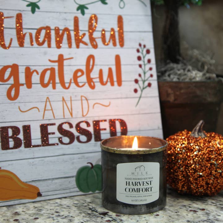 Milk Reclamation Barn - Wholesale Jar/filled candle - Rustic Barn Metal Candle - 10 oz10