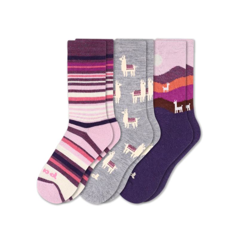 Pacas - Wholesale Socks - Women's - 3 Pack - Women's Crew Pacas Socks73