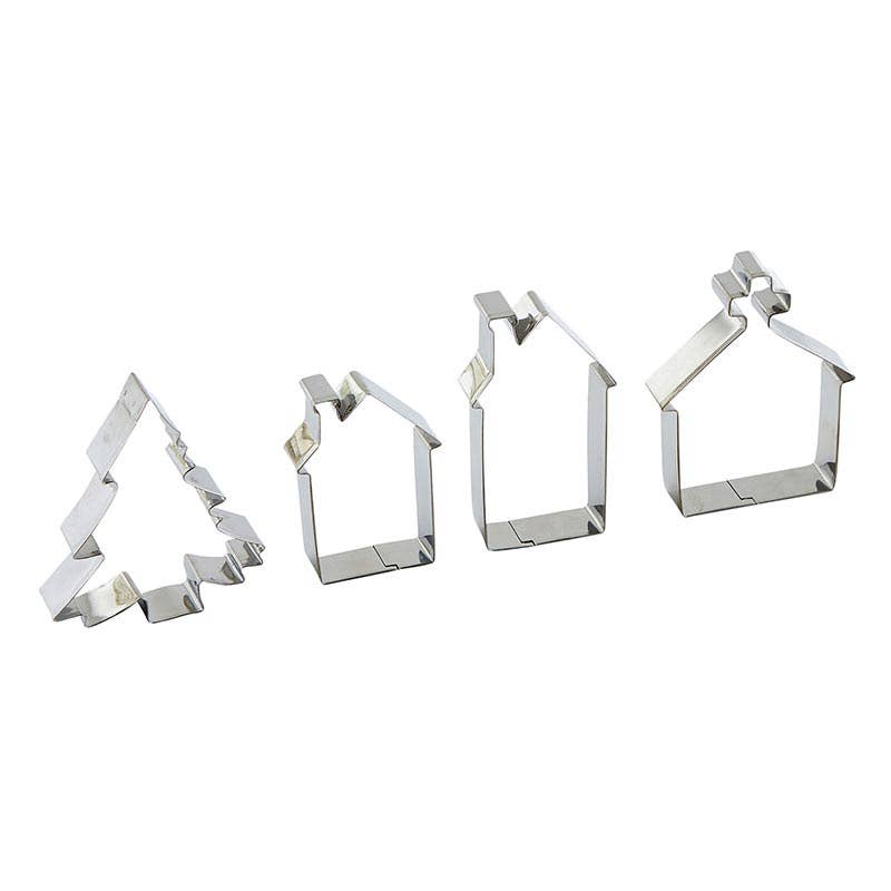 Santa Barbara Design Studio by Creative Brands - Wholesale Cookie Cutter - Christmas Village Cookie Cutter Book Box - Set of 42