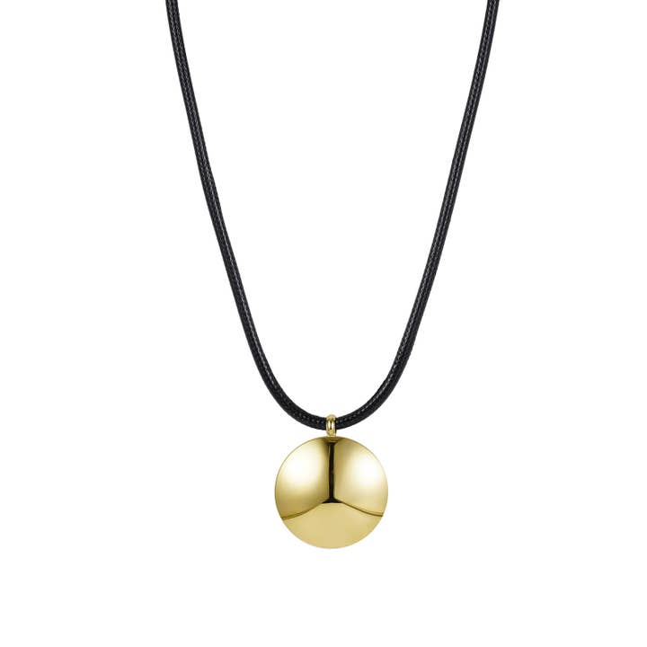 Capri Cord Lång Halsband Guld för wholesale av Bud To Rose