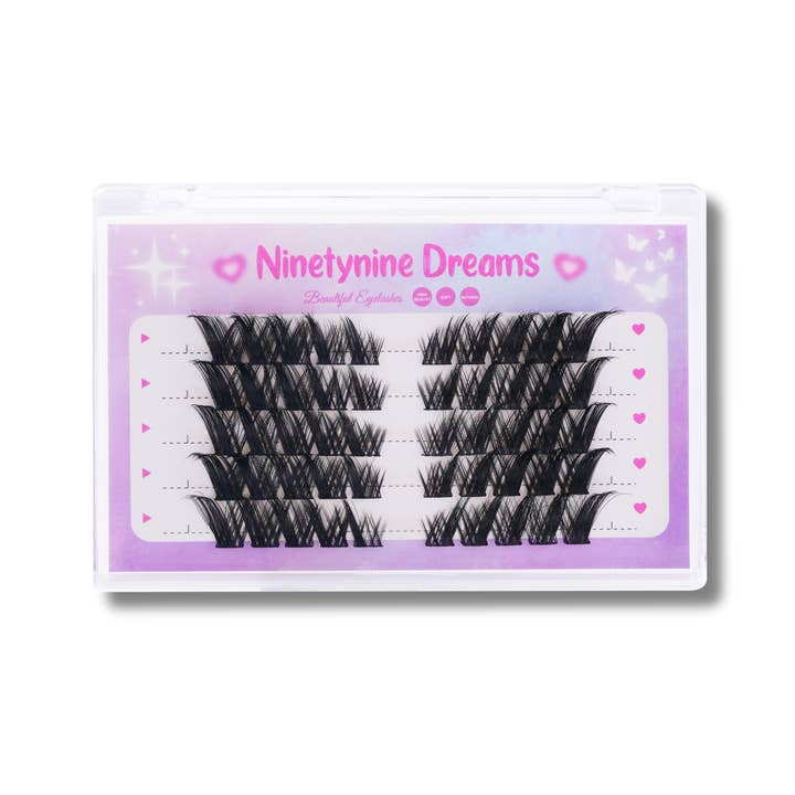 Intense Foxy Dramatic Style Valse Wimperclusters – 50 stuks verpakking voor wholesale door Ninetynine Dreams