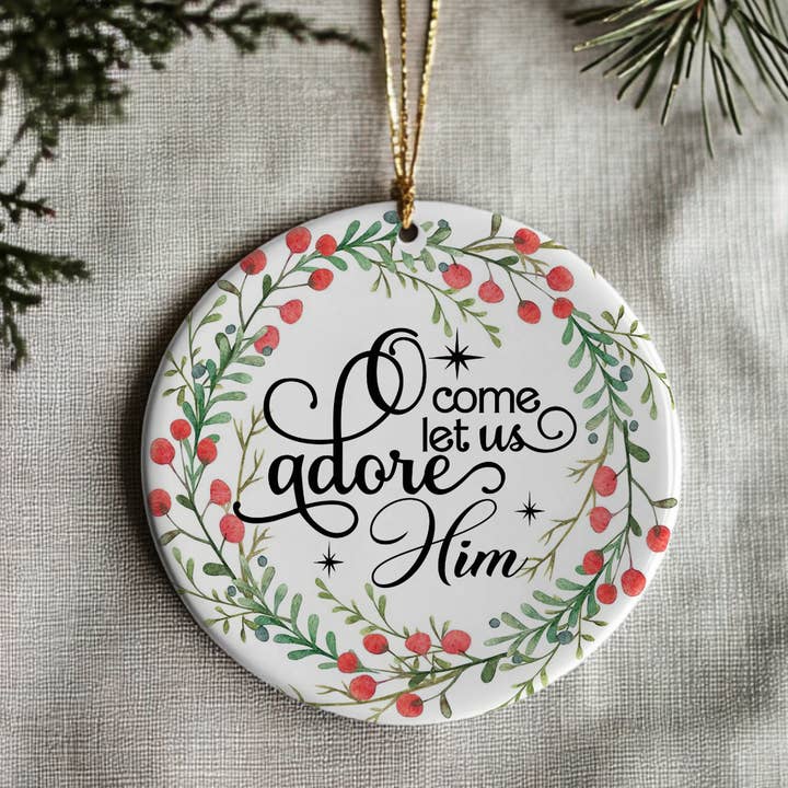 Religious Keepsake Ornament for Christmas and Special Gifts for wholesale by Fernville Creations