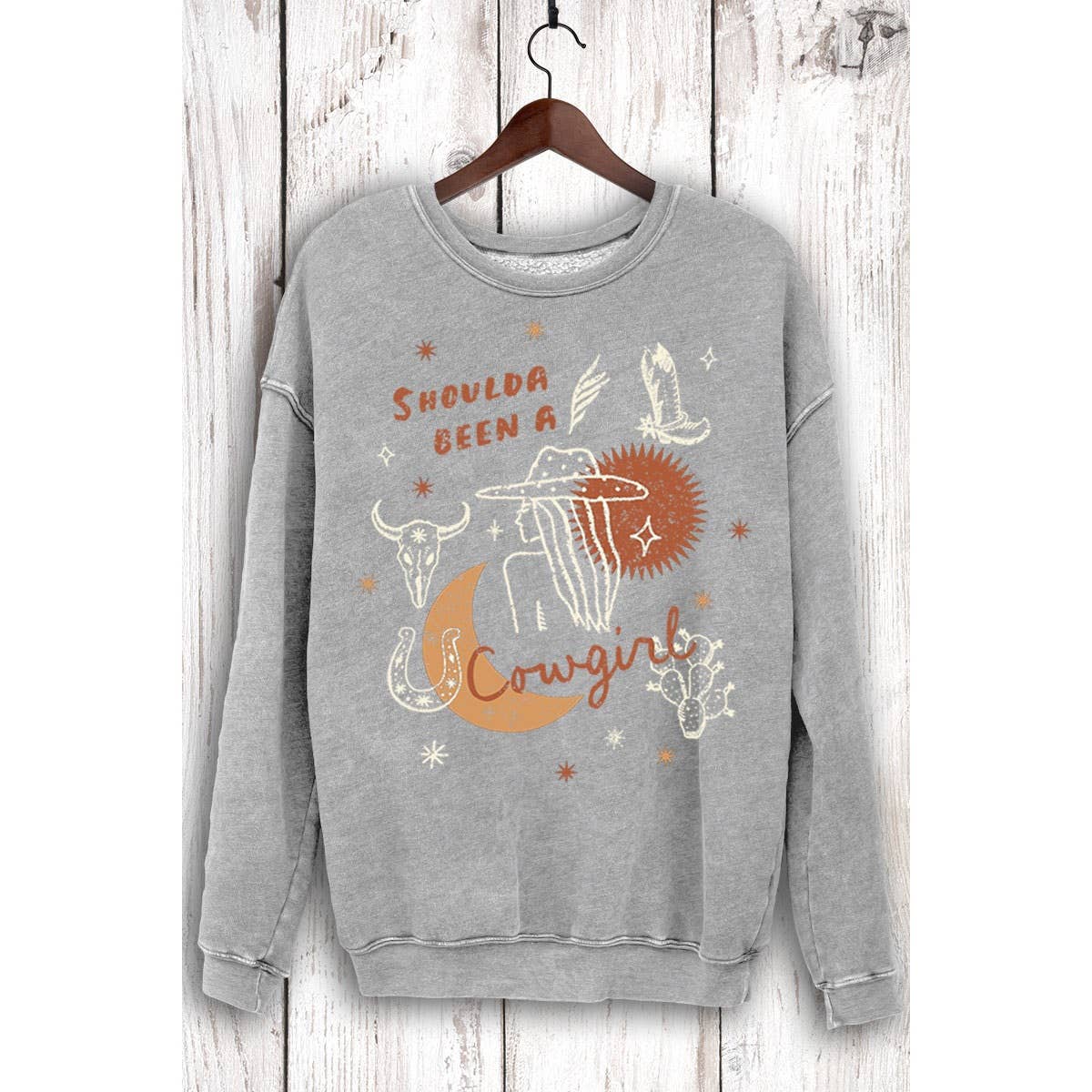 HRTandLUV - Wholesale Sweatshirt - Women's - COWGIRL MINERAL SWEATSHIRTS0