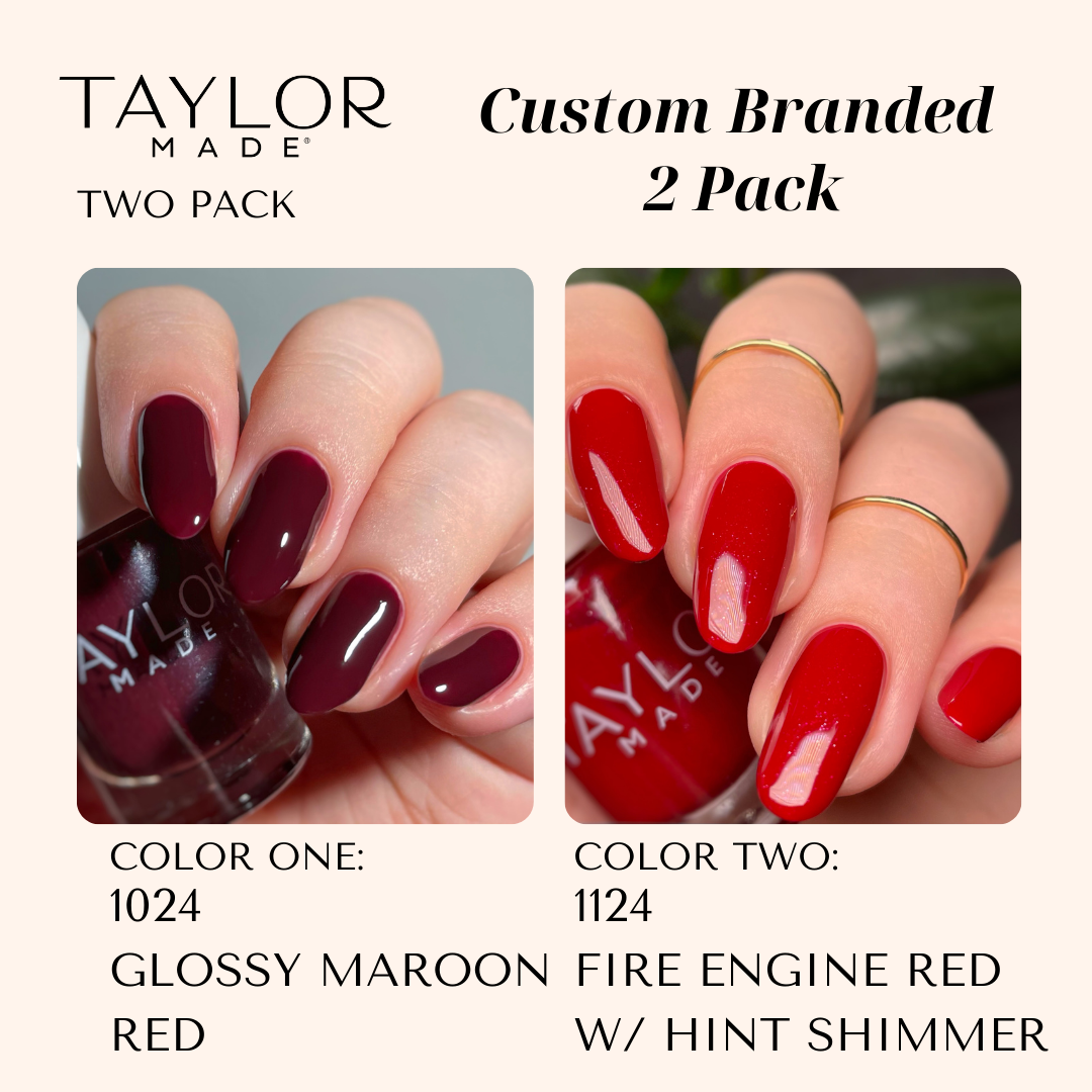 Taylor Made Polish – wholesale Nail polish – Custom Nail Polish: 2 Pack Long-wearing + Vegan + Non-toxic152